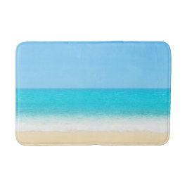 Blue Summer Beach Badematte