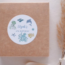 Blue Summer Ocean Geburtstagsparty Gefallen