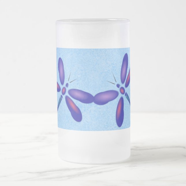 Blue Summer Tasse (Mittel)