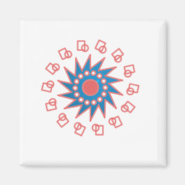 Blue Sun Magnet