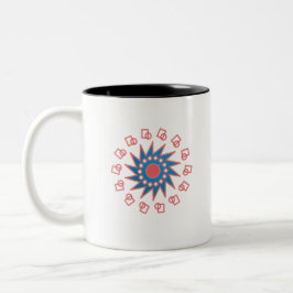 Blue Sun Zweifarbige Tasse