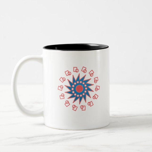 Blue Sun Zweifarbige Tasse (Links)