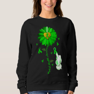 Blue Sunflower Elephant Outfit verbreitet psychisc Sweatshirt