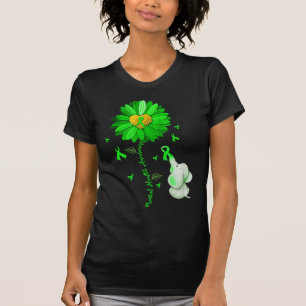 Blue Sunflower Elephant Outfit verbreitet psychisc T-Shirt