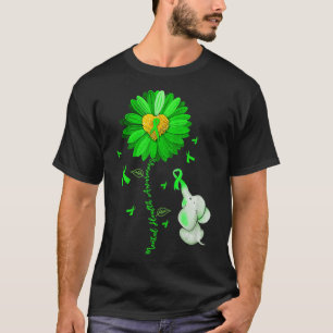Blue Sunflower Elephant Outfit verbreitet psychisc T-Shirt