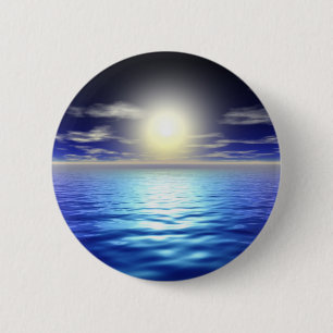 Blue Sunrise Button