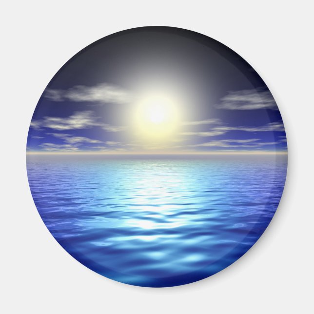 Blue Sunrise Magnet (Vorne)
