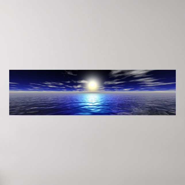Blue Sunrise Poster (Vorne)