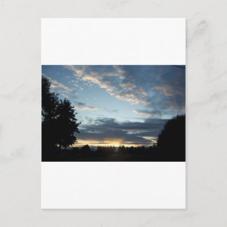 Blue Sunset Dreams Postkarte