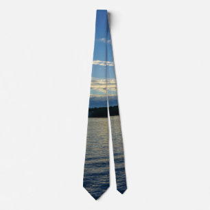 Blue Sunset Lake Ozarks Neck Tie Krawatte