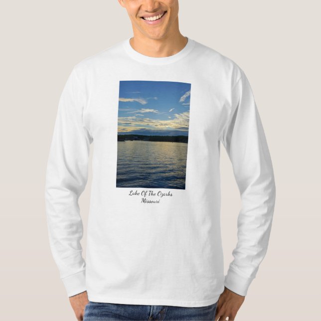 Blue Sunset Lake Ozarks T-Shirt (Vorderseite)