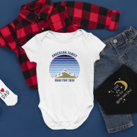 Blue Sunset Mountain Custom Family Wiedersehen Tri
