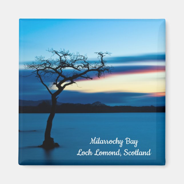 Blue Sunset over Loch Lomond, Scotland Magnet (Vorne)