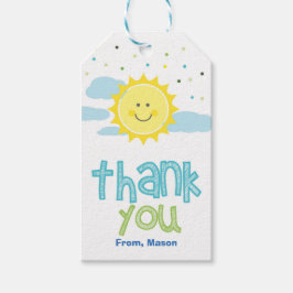 Blue Sunshine Geschenkmarke Geschenkanhänger