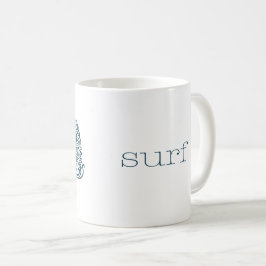 Blue Surfer Kaffeetasse
