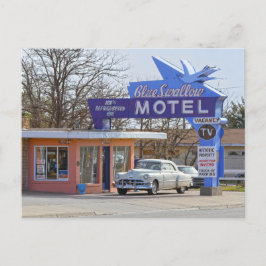 Blue Swallow Motel, Tucumcari, New Mexico Postkarte