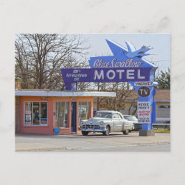 Blue Swallow Motel, Tucumcari, New Mexico Postkarte