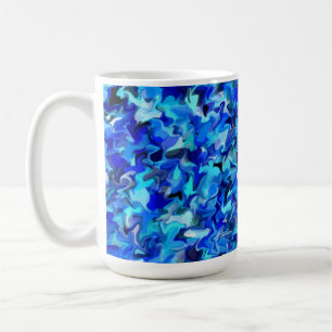 Blue Swirl 15oz Tasse