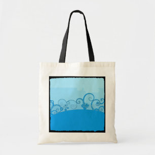 Blue Swirl Fantasy Tote Bag Tragetasche