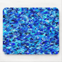 Blue Swirl Mousepad