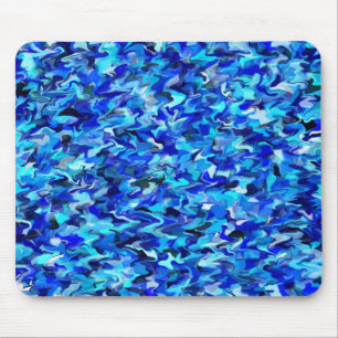 Blue Swirl Mousepad