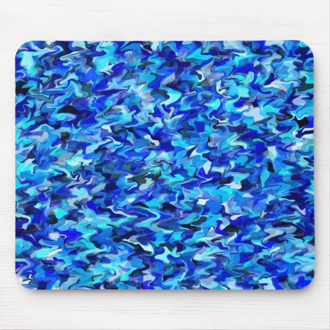 Blue Swirl Mousepad (Vorne)