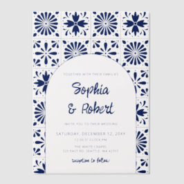 Blue Talavera Mexican Wedding