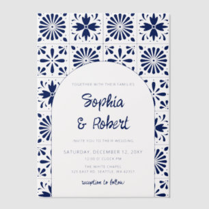 Blue Talavera Mexican Wedding