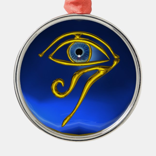BLUE TALISMAN, Saphire Silbernes Ornament (Vorne)