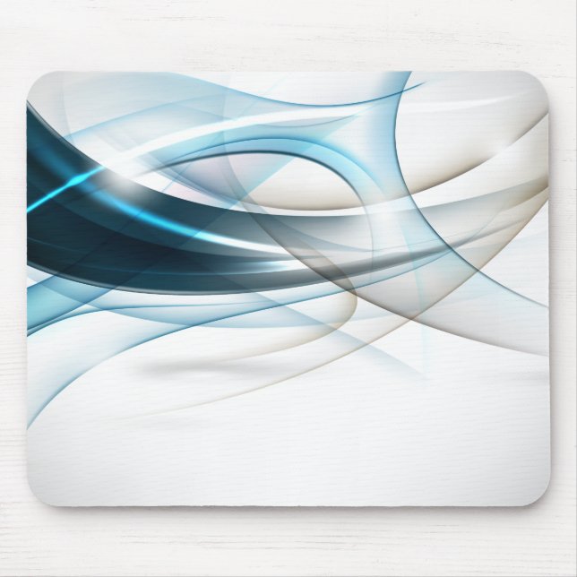 Blue-Tan Waves Mousepad (Vorne)