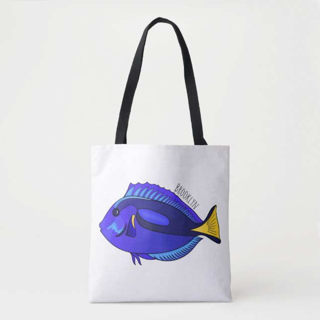 Blue tang fish cartoon illustration (Vorderseite)