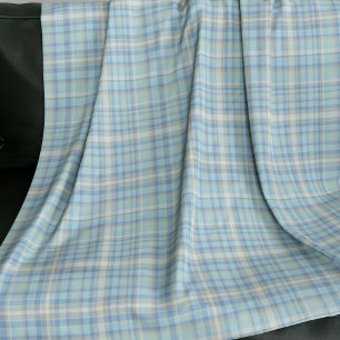 Blue Tartan Figaro Car Kariert Fleece Blanket