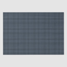 Blue Tartan Kariertes Weihnachtszettel | elegant