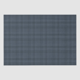 Blue Tartan Kariertes Weihnachtszettel | elegant Seidenpapier