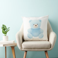 Blue Teddy Bear Baby Duschgeschenk