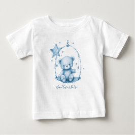 Blue Teddy Bear Baby T - Shirt