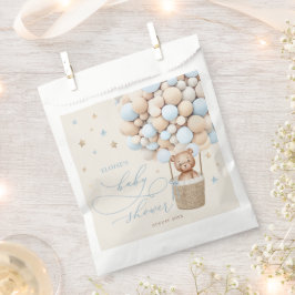 Blue Teddy Bear Balloon Babydusche frühzeitig abwa Geschenktütchen