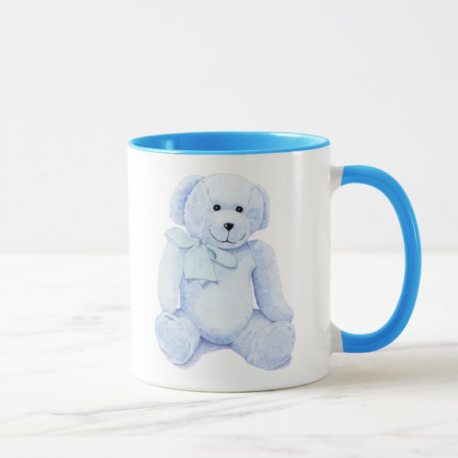 Blue Teddy Bear Tasse (Rechts)