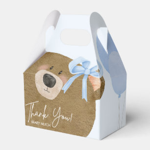 Blue Teddy wir können frühzeitig abwarten Baby Dus Geschenkschachtel