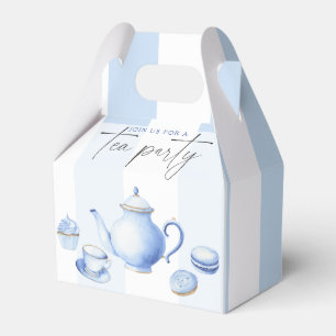 Blue Tee Party Baby Dusche Geschenkschachtel