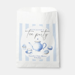 Blue Tee Party Baby Dusche Geschenktütchen