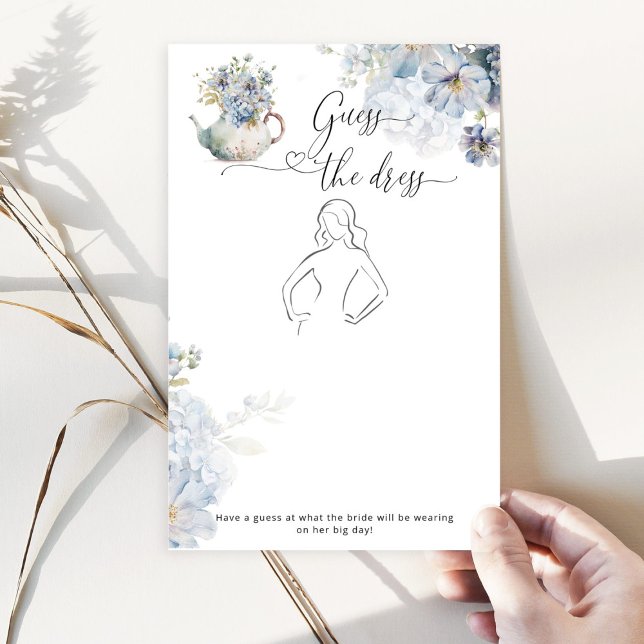 Blue Tee Party Blütenschau Brautspiel (Von Creator hochgeladen)