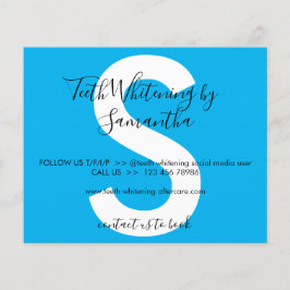 Blue Teeth Whitening Aftercare Instruction Tipp