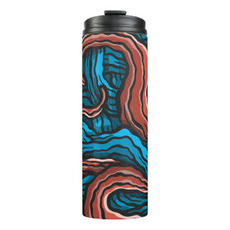 Blue Tentacles Thermosbecher