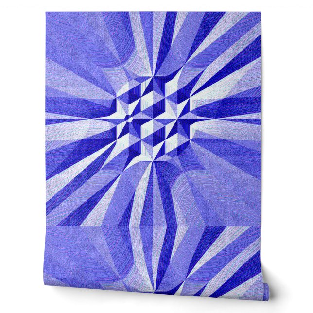 Blue textured classic "Ratti_Creative_Arts" Tapete (Abrollen)