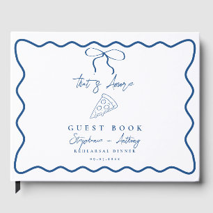 Blue That's Amore Pizza Probe Dinner Gästebuch
