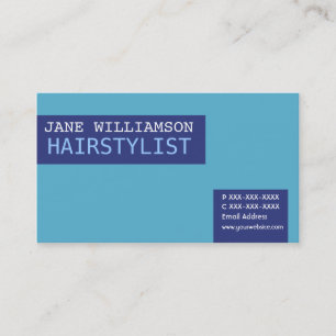 Blue Theme einfache benutzerdefinierte Mod-Visiten Visitenkarte