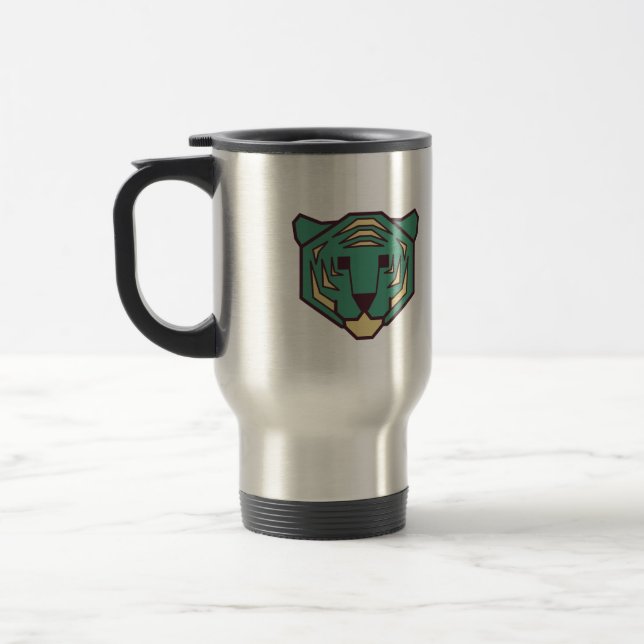 Blue Tiger Head Reisebecher (Links)