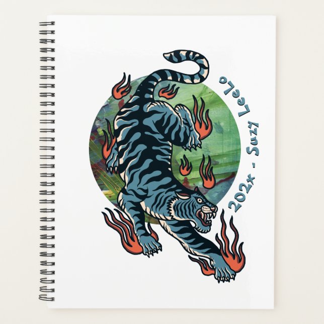 Blue Tiger Planner Planer (Vorderseite)