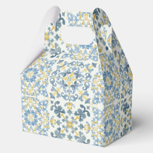 Blue Tile Lemon Geschenkschachtel